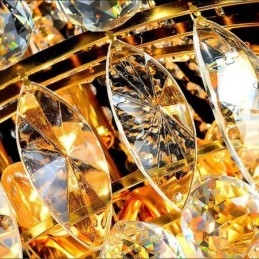 Europeisk Lang Anhengskrystalllysekrone