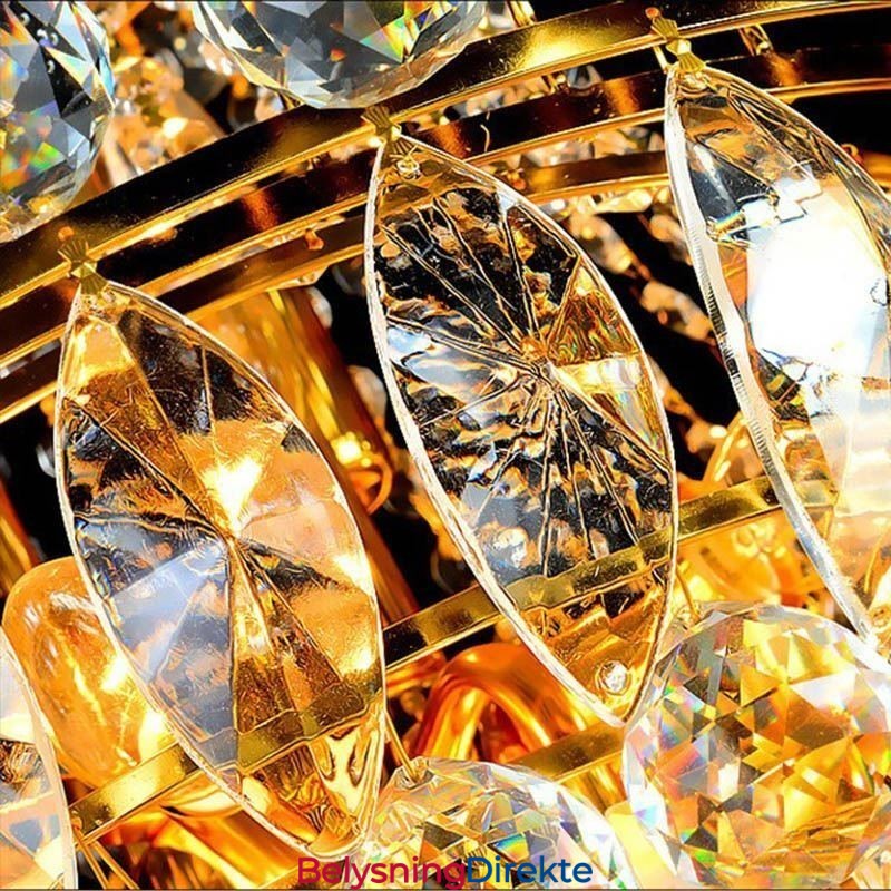 Europeisk Lang Anhengskrystalllysekrone