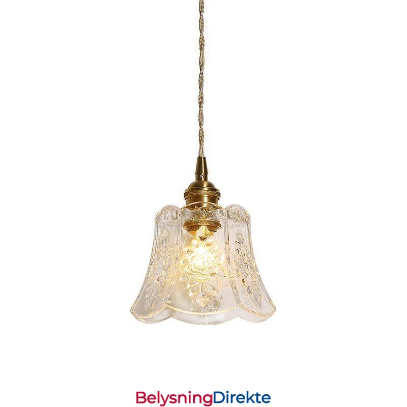 Blomsterpendellampe Minimalistisk Dekorativ Glasslampe