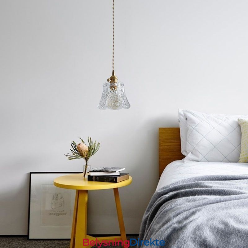 Blomsterpendellampe Minimalistisk Dekorativ Glasslampe