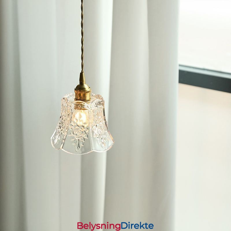 Blomsterpendellampe Minimalistisk Dekorativ Glasslampe
