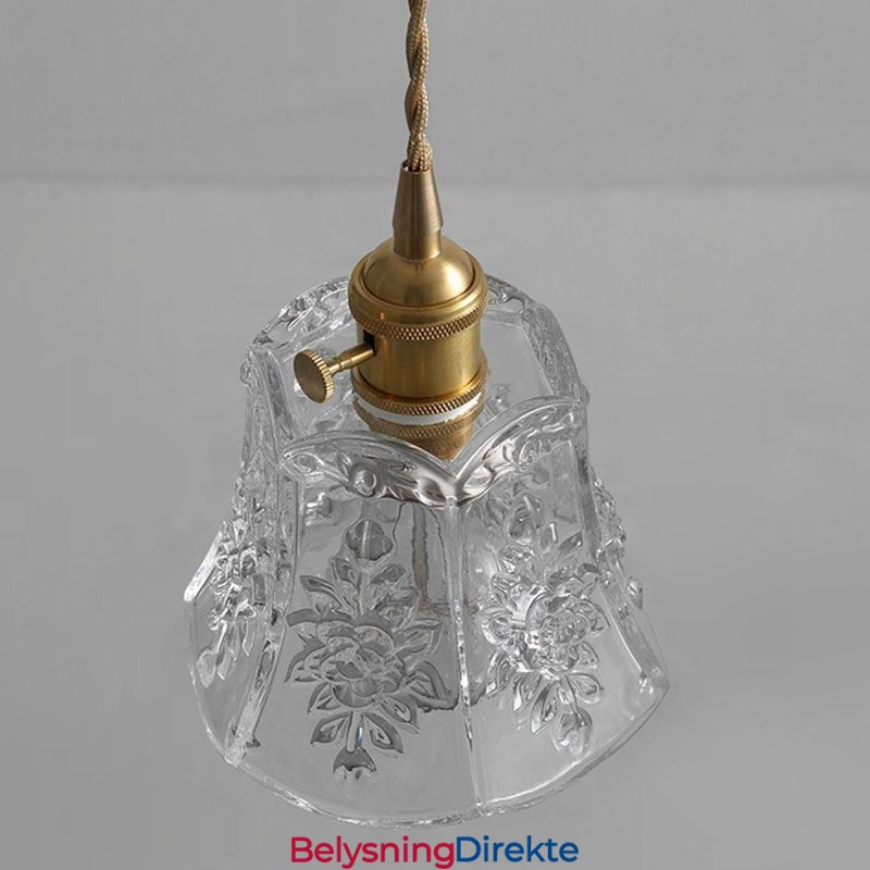 Blomsterpendellampe Minimalistisk Dekorativ Glasslampe