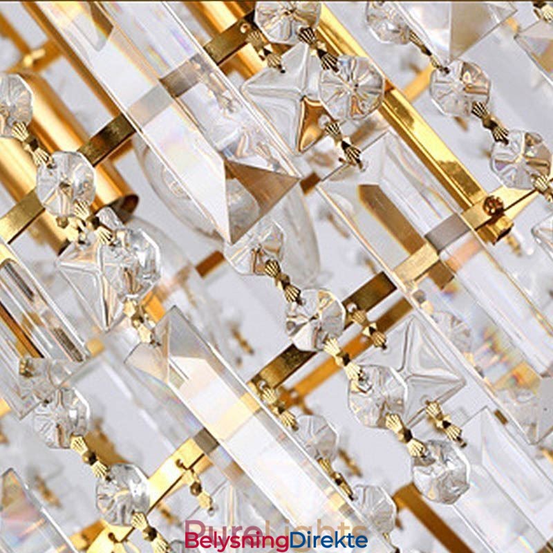 Moderne Elegant Krystall Anhengslampe Konisk Lysekrone