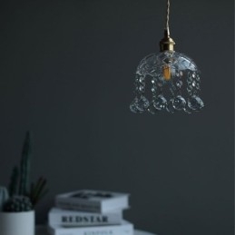 Moderne Mini Glass Pendellampe Med 1 Lyspære
