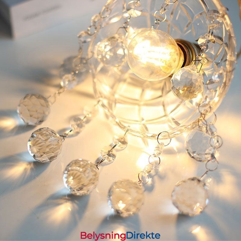 Moderne Mini Glass Pendellampe Med 1 Lyspære