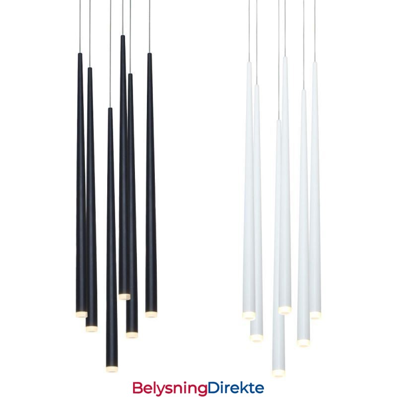 6 Lys Pendellampe Meteorer Pendellampe