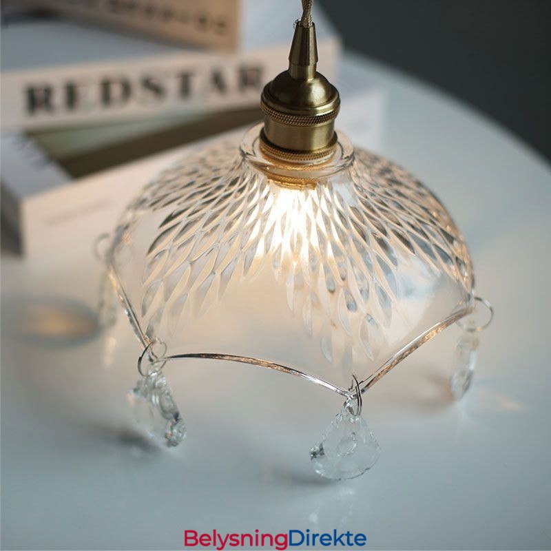 Moderne Minimalistisk Glass Pendellampe Med Én Lyskilde