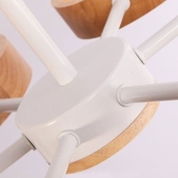 Nordisk Unik Pendellampe I Tre