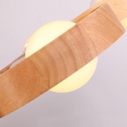 Nordisk Unik Pendellampe I Tre