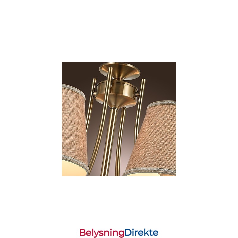 Moderne Samtids Tradisjonell Klassisk Rustikk Hytte Landlig Øy Vintage Messing Metall Lysekrone