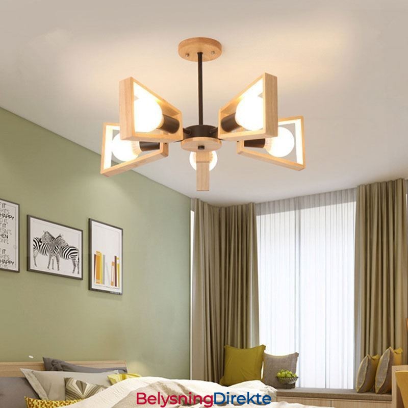 Moderne Vifteformet Lysekrone Elegant Trependellampe