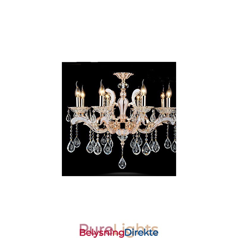 Europeisk Stil Luksuriøse Krystallanhengslamper I Sinklegering