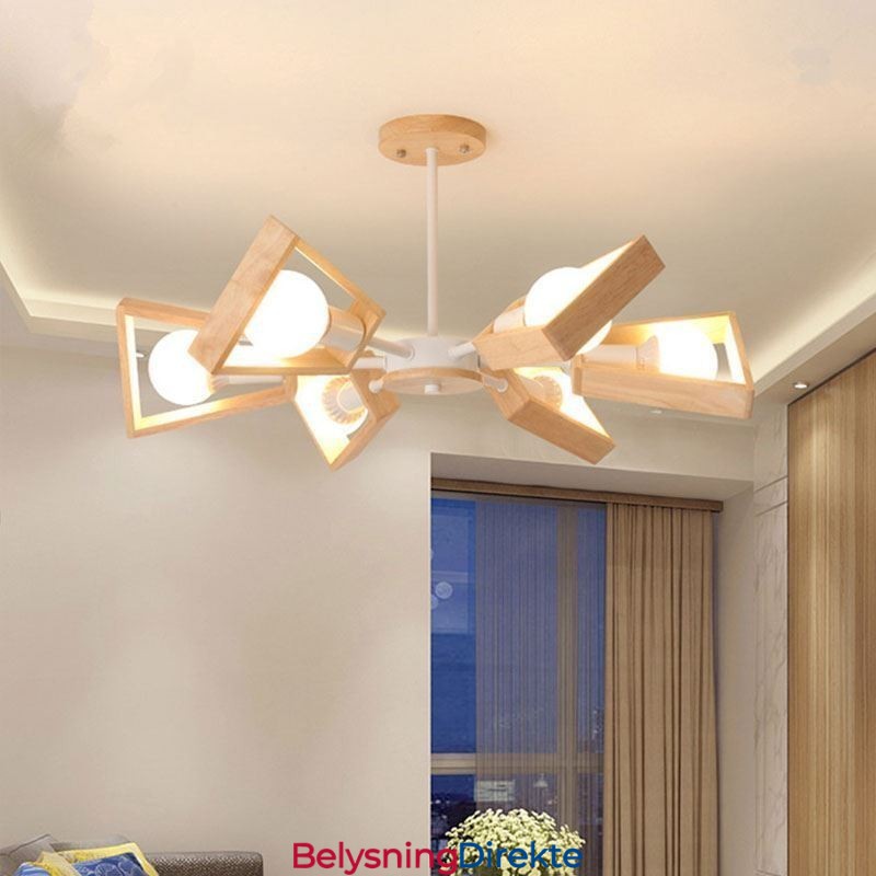 Moderne Vifteformet Lysekrone Elegant Trependellampe