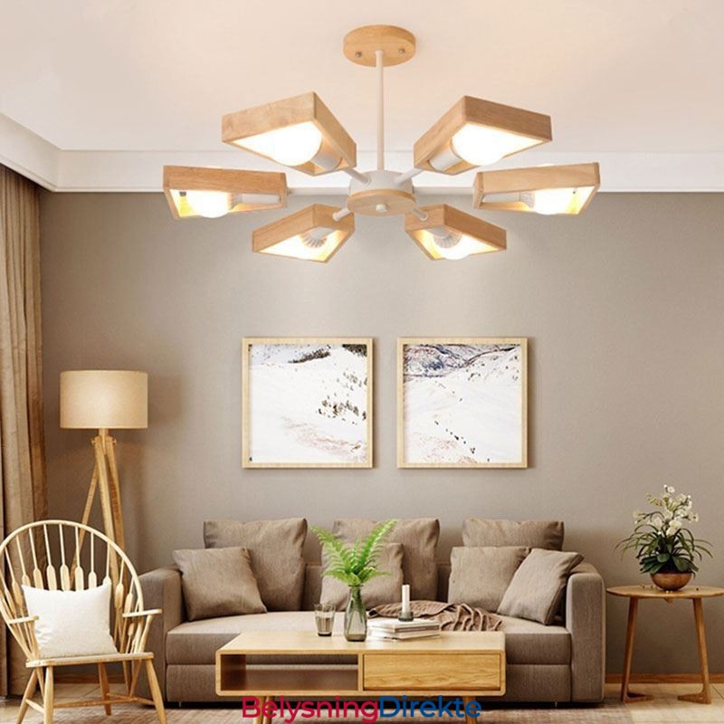 Moderne Vifteformet Lysekrone Elegant Trependellampe