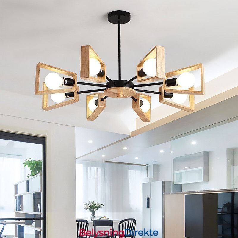 Moderne Vifteformet Lysekrone Elegant Trependellampe