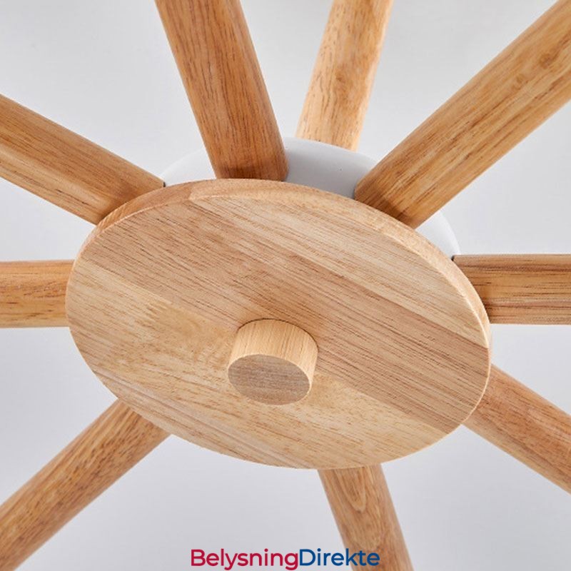 Nordisk Macaron Pendellampe Kreativ Trelysekrone