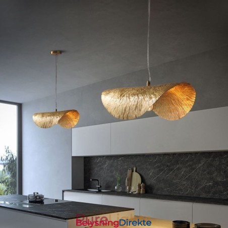 Messing Pendellampe Moderne Minimalistisk Lotusblad Taklampe