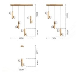 Tre Pendellampe Magic Bean Cluster Taklampe Øy