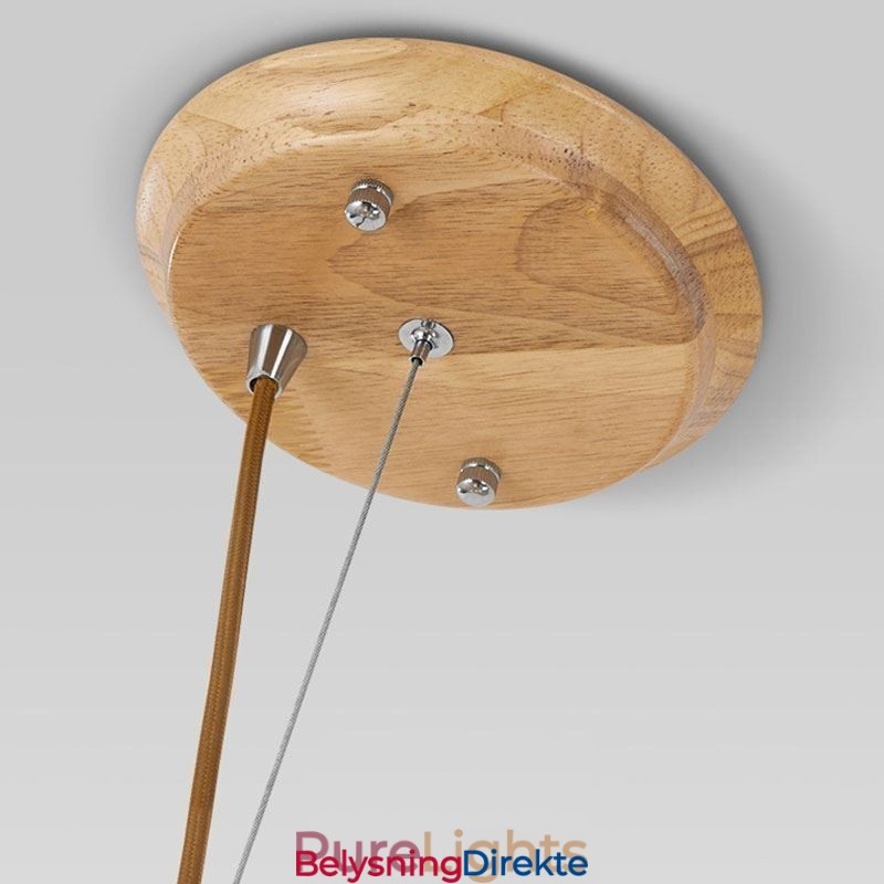 Nordisk Kreativ Pendellampe I Tre