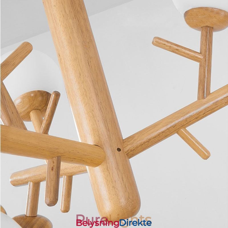 Nordisk Kreativ Pendellampe I Tre