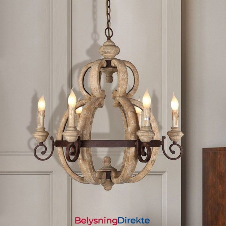 Tre Pendellampe Nordisk Retro Taklampe