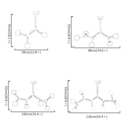 Nordisk Magisk Bønne Pendellampe Kreativ Trebelysning