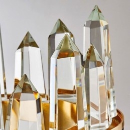 Moderne Krystall Pendellampe Krystall Taklampe