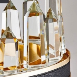 Moderne Krystall Pendellampe Krystall Taklampe