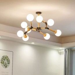 Nordisk Magic Bean-Pendellampe Kreativ Trelampe