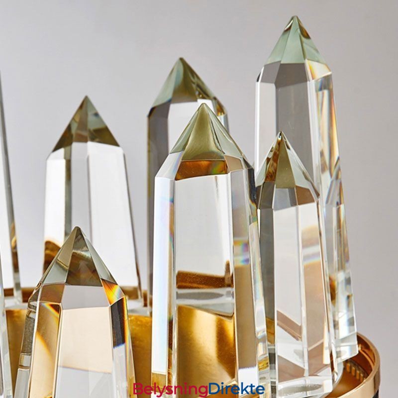 Moderne Krystall Pendellampe Sirkel Krystall Taklampe