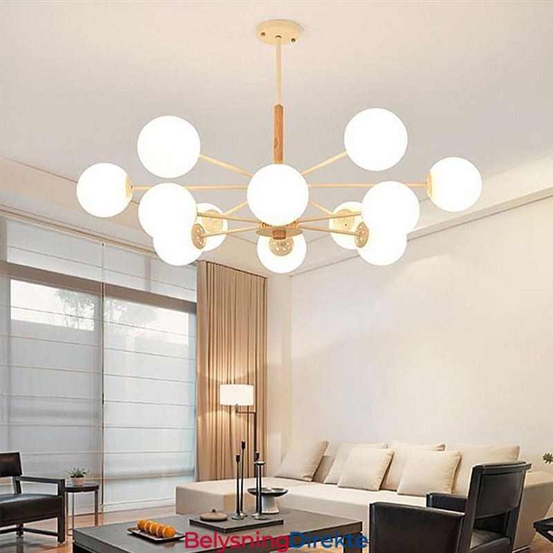 Magic Bean Pendellampe Kreativ Nordisk Trelampe