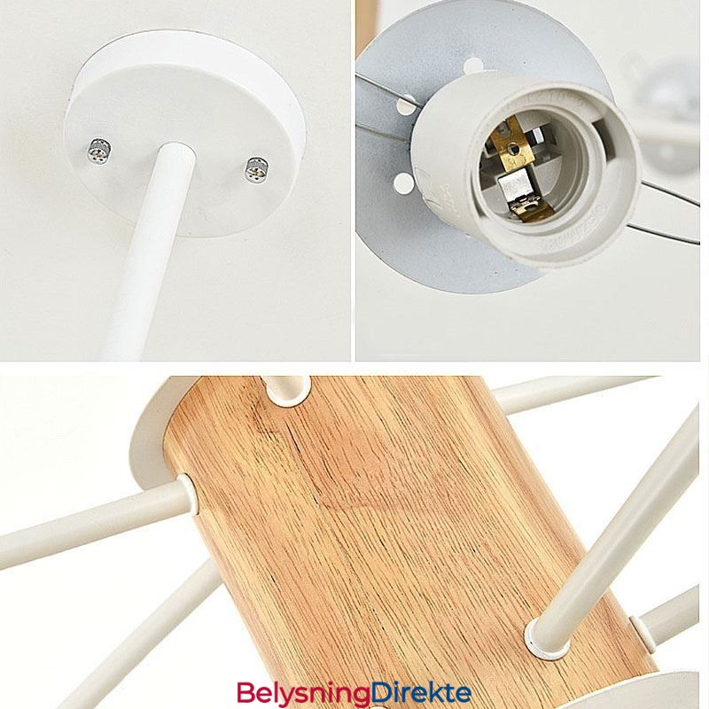 Magic Bean Pendellampe Kreativ Nordisk Trelampe