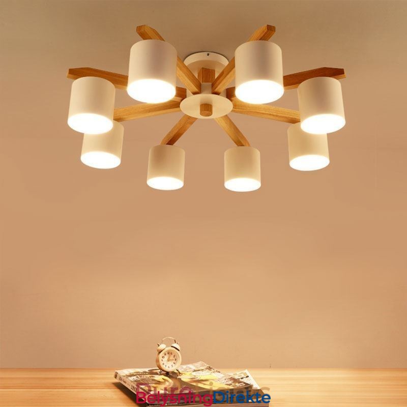 Nordic Log Pendellampe Macaron Lampe