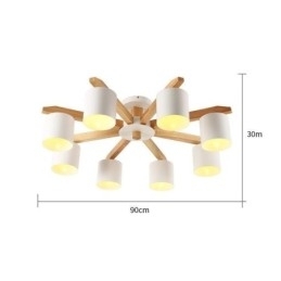 Nordic Log Pendellampe Macaron Lampe