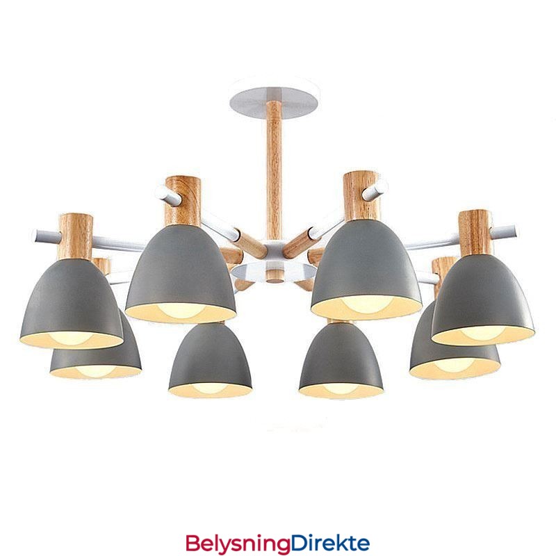 Moderne Enkel Macaron-Anhengslampe Kreativ Trebelysning