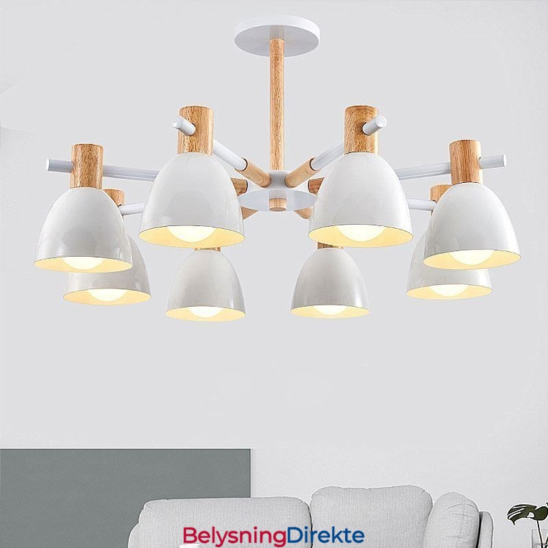 Moderne Enkel Macaron-Anhengslampe Kreativ Trebelysning