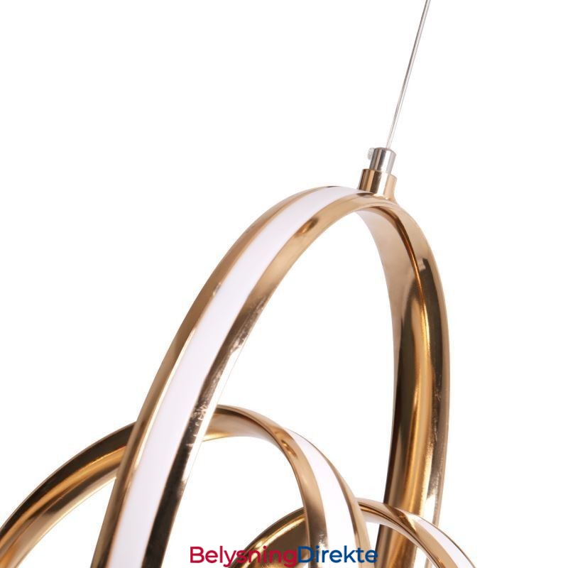 Moderne Minimalistisk Pendellampe Unik Sirkulær Vrilampeøy