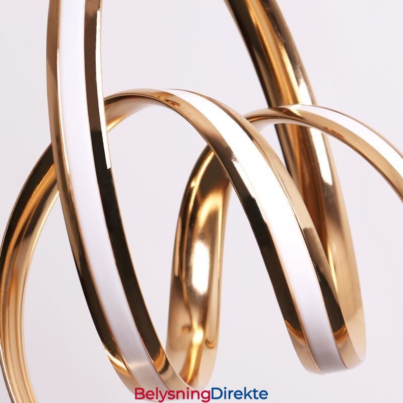 Moderne Minimalistisk Pendellampe Unik Sirkulær Vrilampeøy