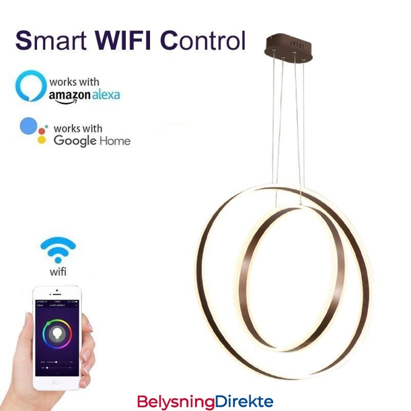 Nordisk Pendellampe I Akryl, Ringformet Pendellampe