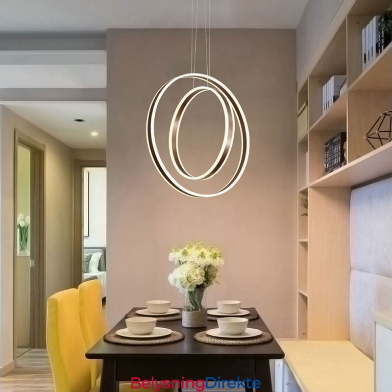 Nordisk Pendellampe I Akryl, Ringformet Pendellampe