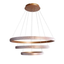 Moderne Pendellampe Akryl 3-Ringers Lampe 80+60+40Cm