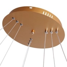 Moderne Pendellampe Akryl 3-Ringers Lampe 80+60+40Cm
