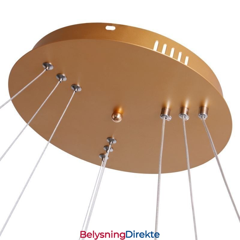 Moderne Pendellampe Akryl 3-Ringers Lampe 80+60+40Cm