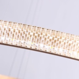 Moderne Pendellampe Akryl 3-Ringers Lampe 80+60+40Cm