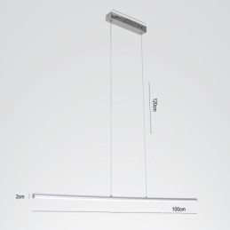 Nordisk Pendellampe Akryl Kreativ Sylindrisk Pendellampe