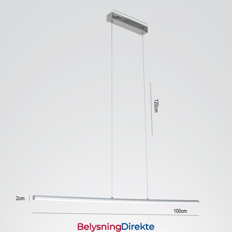 Nordisk Pendellampe Akryl Kreativ Sylindrisk Pendellampe