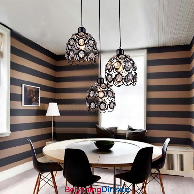 Ideer For Hul Krystall Jern Pendellampeøy