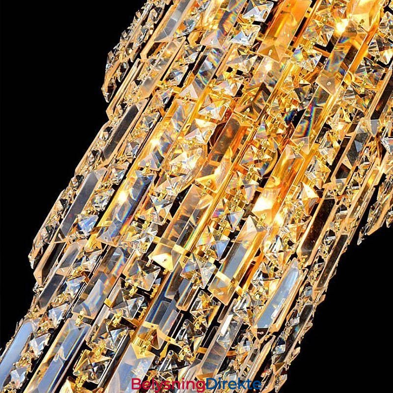 Europeisk Lang Anhengskrystalllysekrone