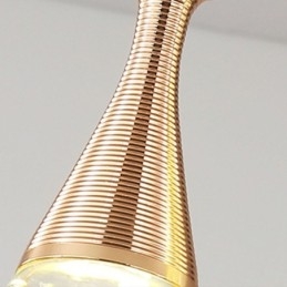 Seeded Glass Teardop Cluster Pendelbelysning