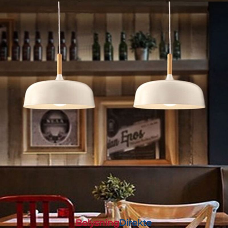 Nordisk Pendellampe Individuell Justerbar Lampe Hjem Varme Belysning Lys